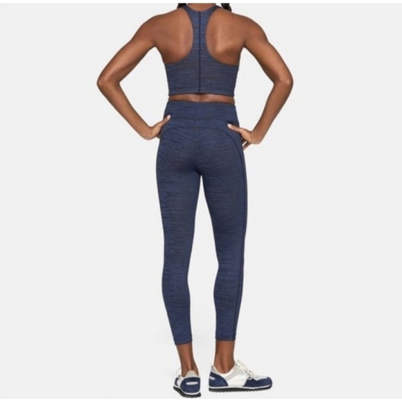 Outdoor Voices TechSweat Flex 7/8 Length Leggings Baltic Blue Women's Size XS - Picture 3 of 12